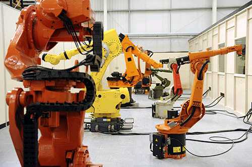 Robots riparazione e fornitura